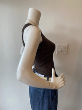 Load image into Gallery viewer, Crown Jewel - Venice Sleeveless V Neck - Chocolate