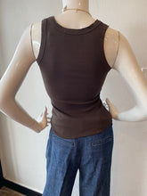 Load image into Gallery viewer, Crown Jewel - Venice Sleeveless V Neck - Chocolate