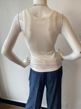 Load image into Gallery viewer, Crown Jewel - Hollywood Henley Sleeveless Tee - Pearl