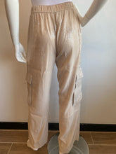 Load image into Gallery viewer, Sanctuary - Pull On Sequin Semi High Rise Cargo Pant - Frosted Almond