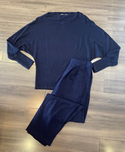 Load image into Gallery viewer, Velvet - Selmy Long Sleeve Dolman Top - Navy
