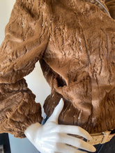 Load image into Gallery viewer, Chaser - Puff Sleeve Faux Fur Jacket - Chocolate