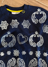 Load image into Gallery viewer, Just Madison - Madison Bandana Sweatshirt - Navy