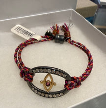 Load image into Gallery viewer, Patricia Arango - Eye Bracelet 10K Gold, Sterling Silver Tourmaline &amp; Diamonds