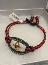 Load image into Gallery viewer, Patricia Arango - Eye Bracelet 10K Gold, Sterling Silver Tourmaline &amp; Diamonds