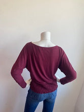 Load image into Gallery viewer, Veronica M-Smocked Doleman Top-Burgundy