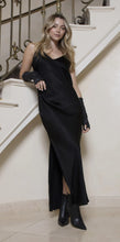Load image into Gallery viewer, Gold Hawk - Sylvia Bias Slip Dress - Black