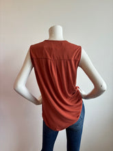 Load image into Gallery viewer, Veronica M- Sleeveless Surplice Top-Rust