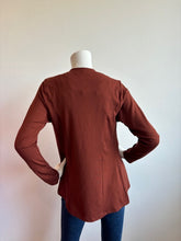 Load image into Gallery viewer, Veronica M- Ponti Drape Blazer-Cognac