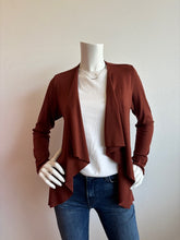 Load image into Gallery viewer, Veronica M- Ponti Drape Blazer-Cognac