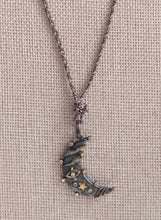 Load image into Gallery viewer, Patricia Arango - Diamond Moon Pendant Necklace