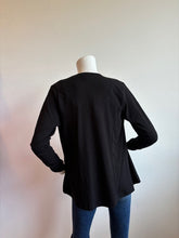 Load image into Gallery viewer, Veronica M-Ponti Drape Blazer-Black