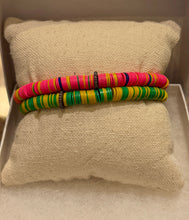 Load image into Gallery viewer, Cindy Urbach - Vintage Beads Diamond Rondelle - Green &amp; Yellow