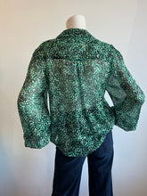 Load image into Gallery viewer, Lavender Brown - Celia Blouse - Green Multi
