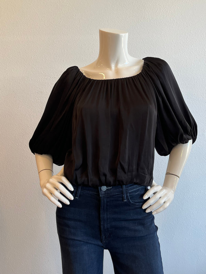 Velvet - Tami Puff Sleeve Top - Black