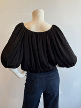 Load image into Gallery viewer, Velvet - Tami Puff Sleeve Top - Black