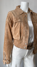 Load image into Gallery viewer, Blank NYC - Faux Suede Bomber Jacket - Saf