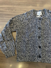 Load image into Gallery viewer, Stitches + Stripes Krew Cardigan Sweater - Navy Combo