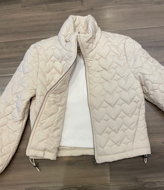 J. Society - Heart Puffer Bomber - Latte