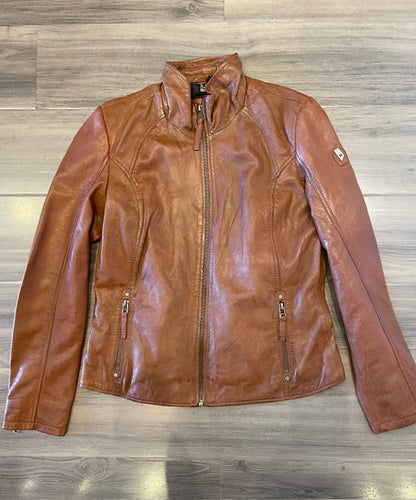 Mauritius Else Leather Jacket - Cognac