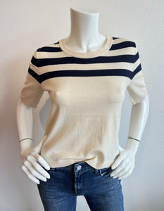 Sanctuary - Long Weekend Sweater Tee - Toasted/Navy Stripe