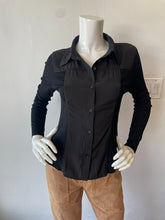 Load image into Gallery viewer, Lola + Sophie - Long Sleeve Hybrid Shirt - Black