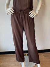 Load image into Gallery viewer, Lola + Sophie - D Satin Draw String Pant - Mole