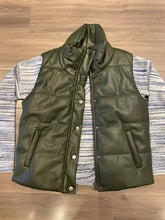 Load image into Gallery viewer, J Society - Vegan Puffer Vest - Pine