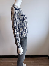 Load image into Gallery viewer, J Society - Python Crew Sweater - Navy