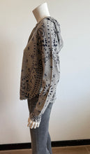 Load image into Gallery viewer, J Society - Bandana Distressed Hoodie - Heather
