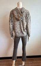 Load image into Gallery viewer, J Society - Bandana Distressed Hoodie - Heather