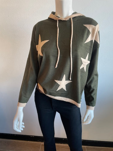 Six Fifty - Starlight Graphic Hoodie - Olive