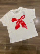 Load image into Gallery viewer, Chaser Red Bow Tee