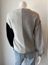 Load image into Gallery viewer, J Society - Color Block Cardi - Grey Combo