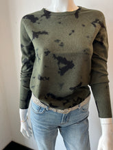 Load image into Gallery viewer, J Society - Tie Dye Crew Sweater - Military