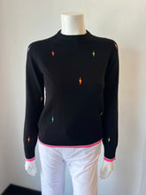 Load image into Gallery viewer, WISPR by Brodie - Electric Embroidery Sweater - Coal