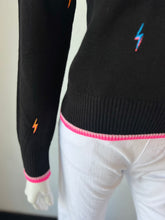 Load image into Gallery viewer, WISPR by Brodie - Electric Embroidery Sweater - Coal