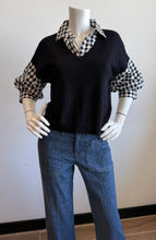 Load image into Gallery viewer, J Society - Gingham 2-Fer - Black