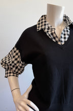 Load image into Gallery viewer, J Society - Gingham 2-Fer - Black