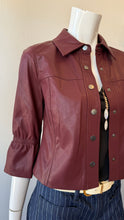 Load image into Gallery viewer, J Society - Cinched Sleeve Jacket - Bordeaux
