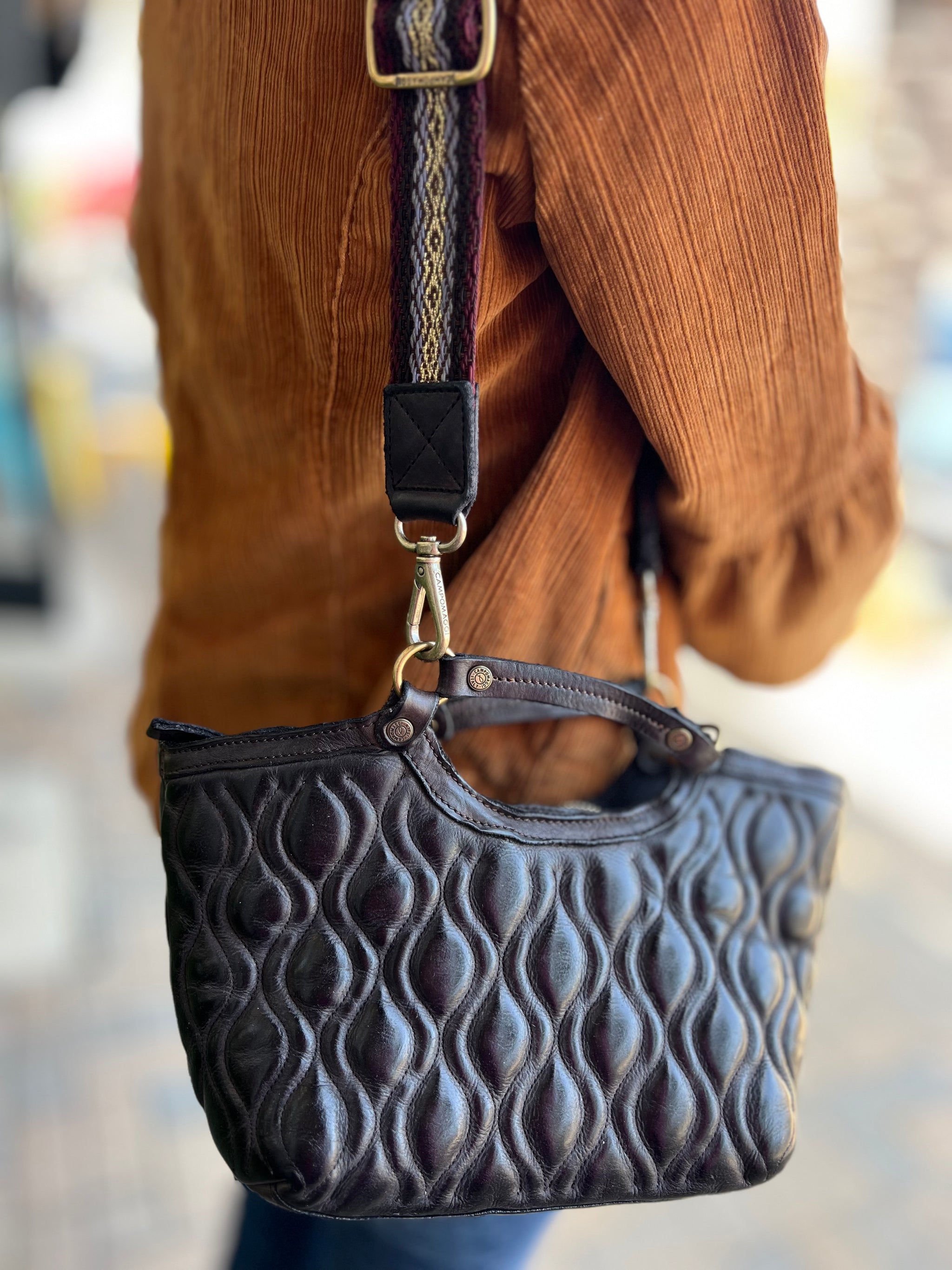 ★ Hieta★ Cami Plum bag HIETA Cami Mini Crossbody Bag Plum | Eyelet Strap Zip