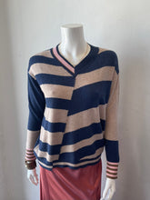 Load image into Gallery viewer, Zaket &amp; Plover - Crazy Stripe Sweater - Denim