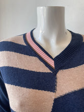 Load image into Gallery viewer, Zaket &amp; Plover - Crazy Stripe Sweater - Denim