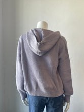 Load image into Gallery viewer, Stitches and Stripes Winfrey Hoodie Sweater - Lilac