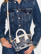 Load image into Gallery viewer, Hammitt - Paula Clear Crossbody - Calla Lily/Brushed Gold