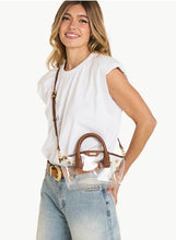 Load image into Gallery viewer, Hammitt - Paula Clear Crossbody - Mahogany/Brushed Gold