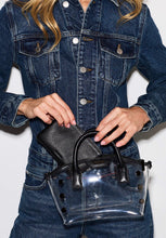 Load image into Gallery viewer, Hammitt - Paula Clear Crossbody - Black/Gunmetal