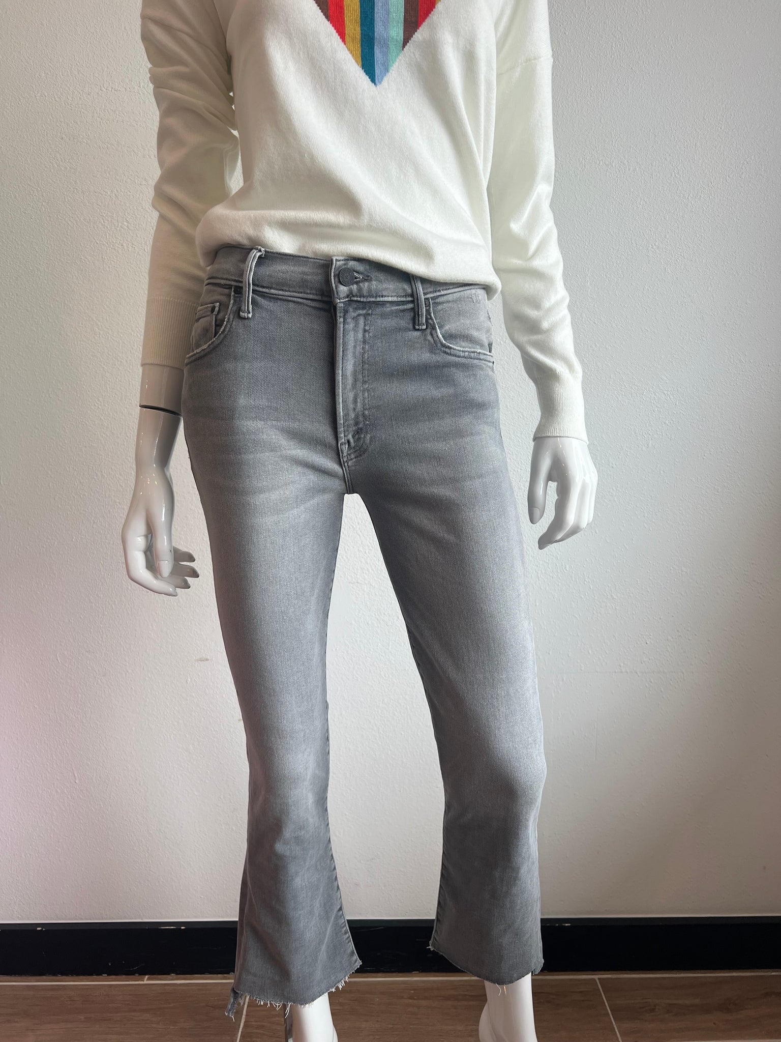 The Insider Crop Fray Jeans