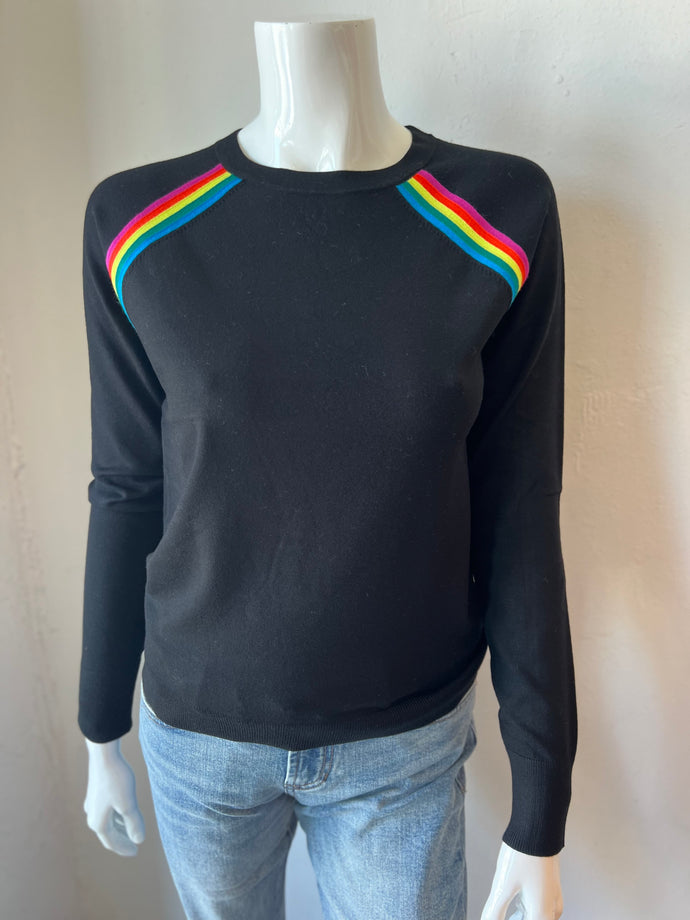 J Society - Striped Sweater - Black