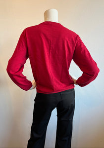 Elliott Lauren - Banded Long Sleeve - Garnet